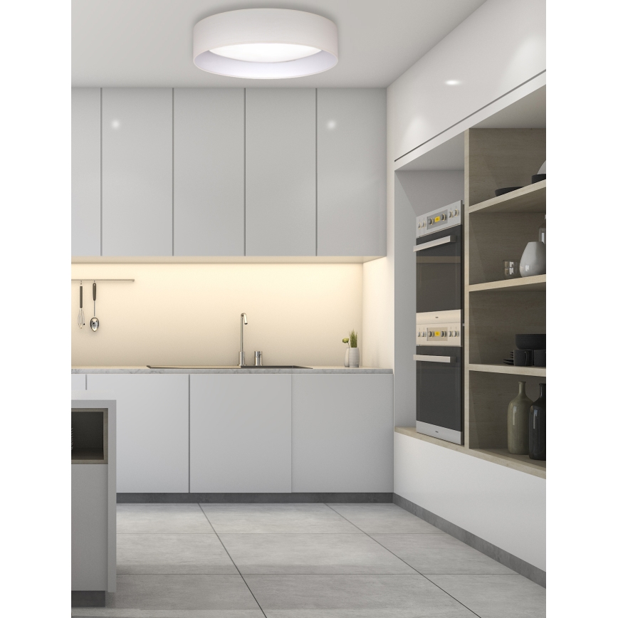 Duolla - LED Плафониера ROLLER LED/24W/230V Ø 45 см кремав