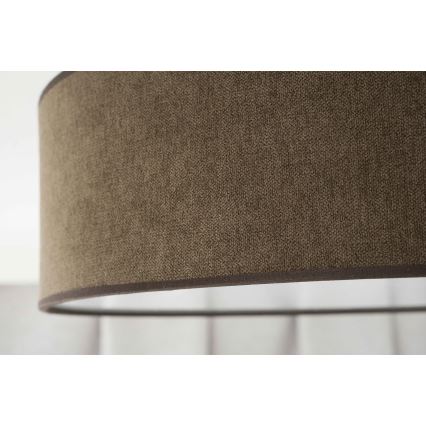 Duolla - LED таванно осветително тяло CORTINA LED/26W/230V диаметър 45 см 4000K кафяво