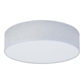 Duolla - LED таванно осветително тяло CORTINA LED/26W/230V диаметър 30 см 4000K сиво