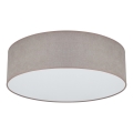 Duolla - LED таванно осветително тяло CORTINA LED/26W/230V диаметър 45 см 4000K кафяво
