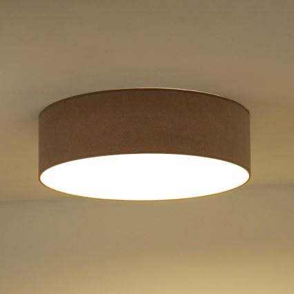 Duolla - LED таванно осветително тяло CORTINA LED/26W/230V Ø 30 см 4000K кафяво
