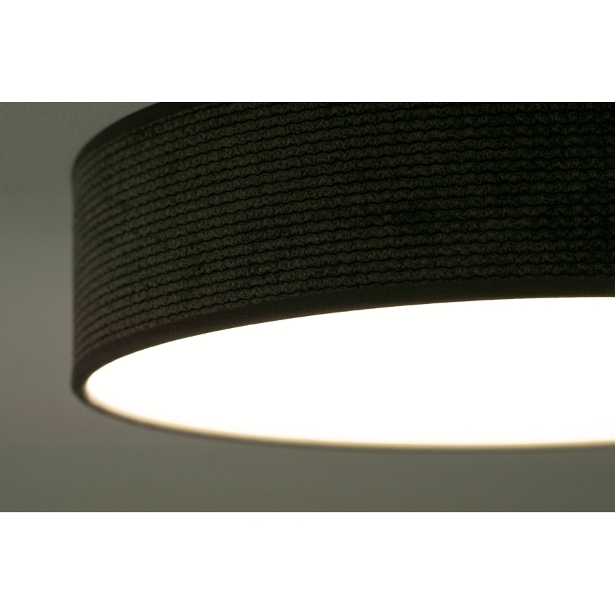 Duolla - LED таванно осветително тяло CORTINA LED/26W/230V Ø 30 см 4000K кафяво
