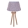 Duolla - Настолна лампа BOUCLE 1xE27/15W/230V Ø 28 см сив/дърво