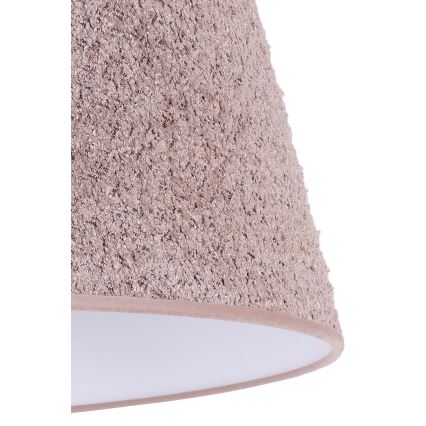 Duolla - Настолна лампа BOUCLE 1xE27/15W/230V Ø 28 см кафяв/дърво