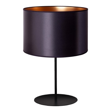 Duolla - Настолна лампа CANNES 1xE14/15W/230V Ø 20 см черен/меден