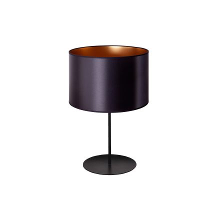 Duolla - Настолна лампа CANNES 1xE14/15W/230V Ø 20 см черен/меден