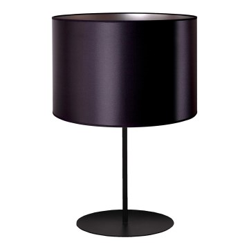 Duolla - Настолна лампа CANNES 1xE14/15W/230V Ø 20 см  черен/сребрист