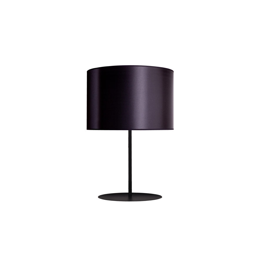 Duolla - Настолна лампа CANNES 1xE14/15W/230V Ø 20 см  черен/сребрист