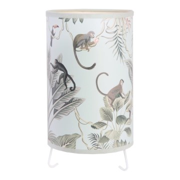Duolla - Настолна лампа MONKEYS 1xE14/15W/230V Ø 12,5 см