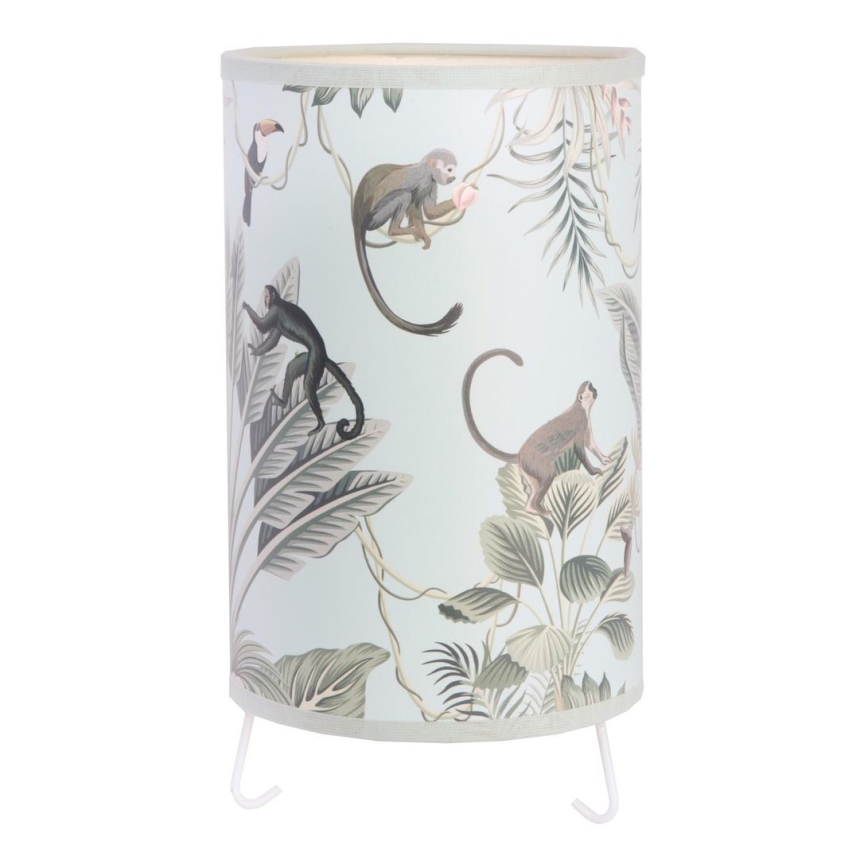 Duolla - Настолна лампа MONKEYS 1xE14/15W/230V Ø 12,5 см