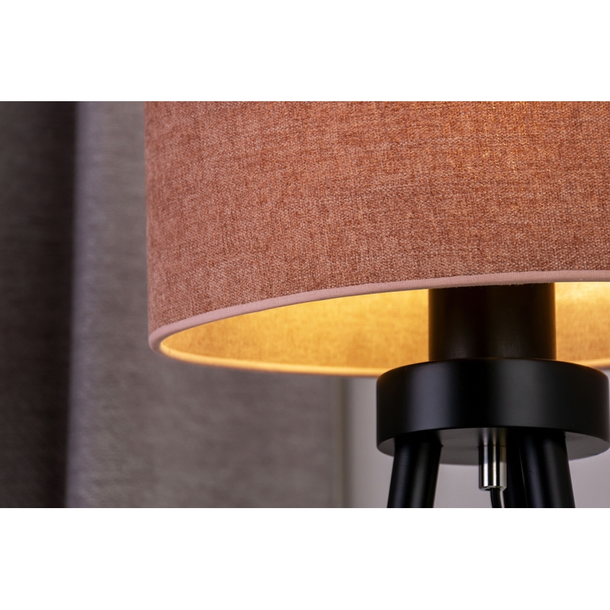 Duolla - Настолна лампа OVAL 1xE27/15W/230V Ø 30 см розов