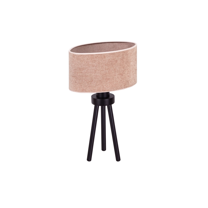 Duolla - Настолна лампа OVAL 1xE27/15W/230V Ø 30 см розов