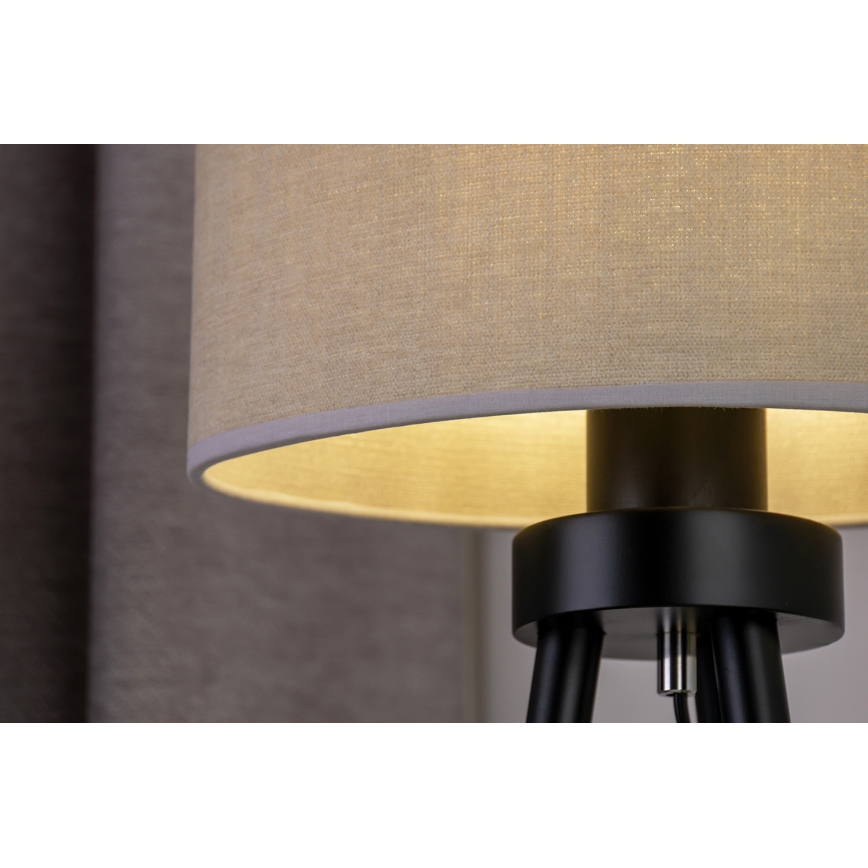 Duolla - Настолна лампа OVAL 1xE27/15W/230V Ø 30 см сив