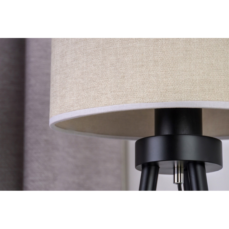 Duolla - Настолна лампа OVAL 1xE27/15W/230V Ø 30 см сив