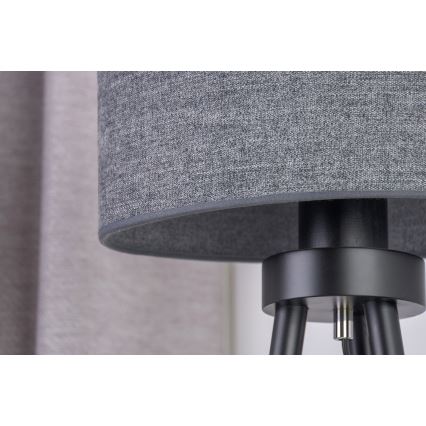 Duolla - Настолна лампа OVAL 1xE27/15W/230V Ø 30 см сив