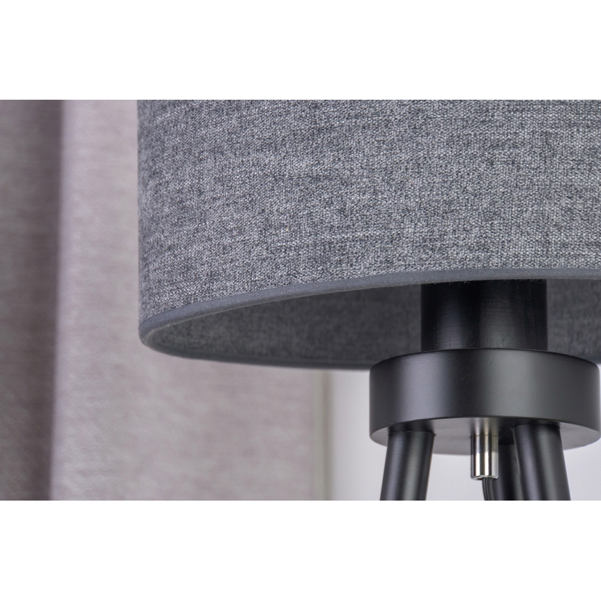Duolla - Настолна лампа OVAL 1xE27/15W/230V Ø 30 см сив