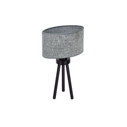 Duolla - Настолна лампа OVAL 1xE27/15W/230V Ø 30 см сив