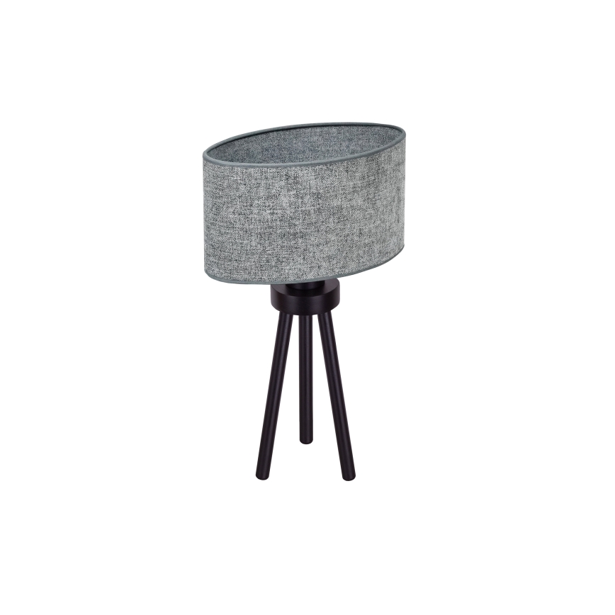Duolla - Настолна лампа OVAL 1xE27/15W/230V Ø 30 см сив