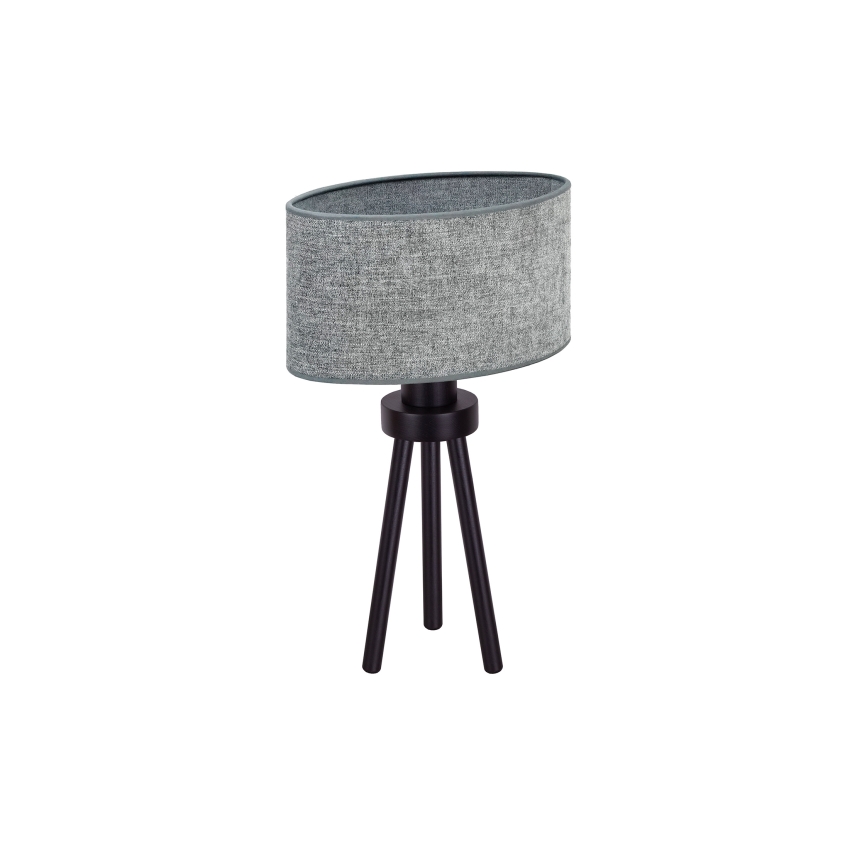 Duolla - Настолна лампа OVAL 1xE27/15W/230V Ø 30 см сив