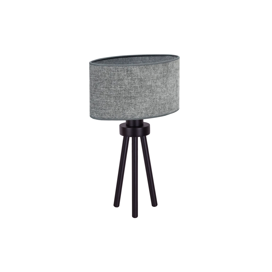 Duolla - Настолна лампа OVAL 1xE27/15W/230V Ø 30 см сив