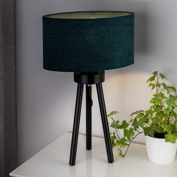 Duolla - Настолна лампа OVAL 1xE27/15W/230V Ø 30 см зелен