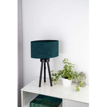 Duolla - Настолна лампа OVAL 1xE27/15W/230V Ø 30 см зелен