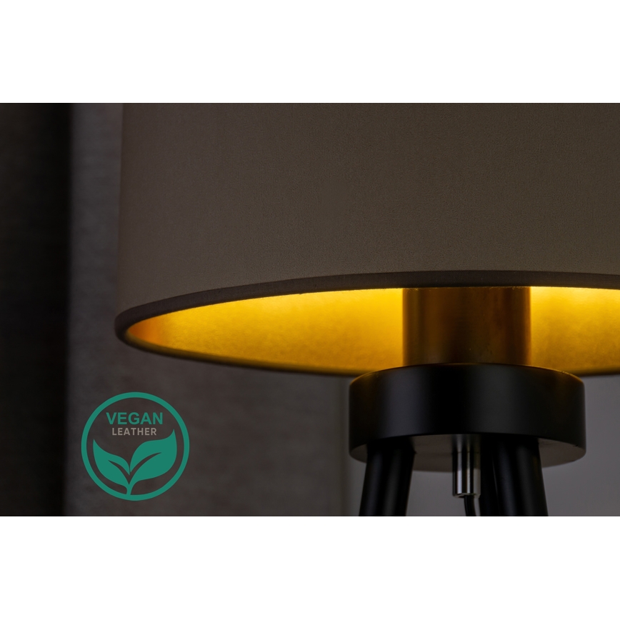Duolla - Настолна лампа OVAL VEGAN 1xE27/15W/230V Ø 30 см бежов