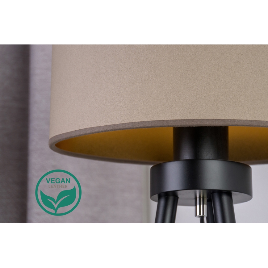 Duolla - Настолна лампа OVAL VEGAN 1xE27/15W/230V Ø 30 см бежов