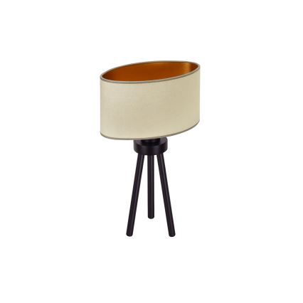 Duolla - Настолна лампа OVAL VEGAN 1xE27/15W/230V Ø 30 см бежов