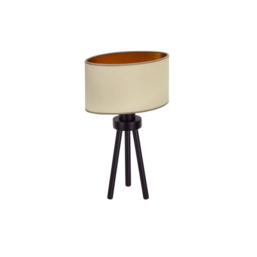 Duolla - Настолна лампа OVAL VEGAN 1xE27/15W/230V Ø 30 см бежов