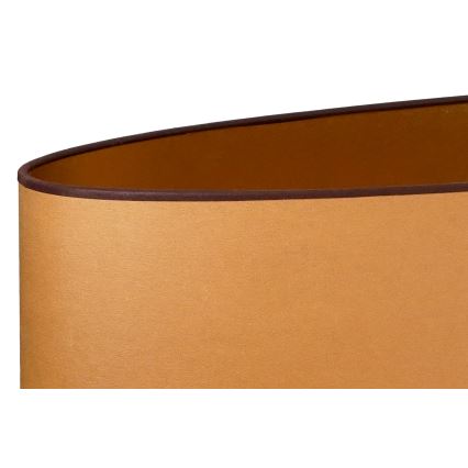 Duolla - Настолна лампа OVAL VEGAN 1xE27/15W/230V Ø 30 см кафяв