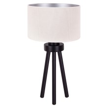 Duolla - Настолна лампа LYON 1xE27/15W/230V кремава