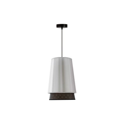 Duolla - Пендел BELL SHINY 1xE27/15W/230V Ø 25 см сребрист/черен