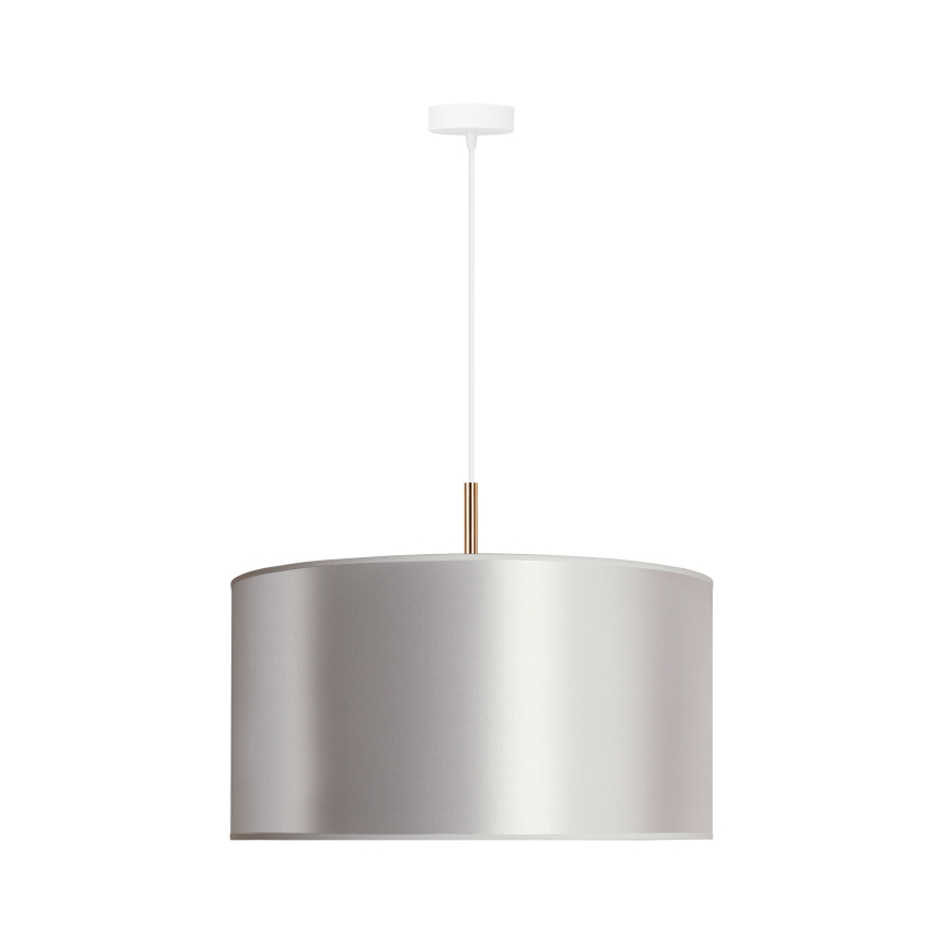Duolla - Пендел CANNES 1xE27/15W/230V Ø 45 см сребрист/меден