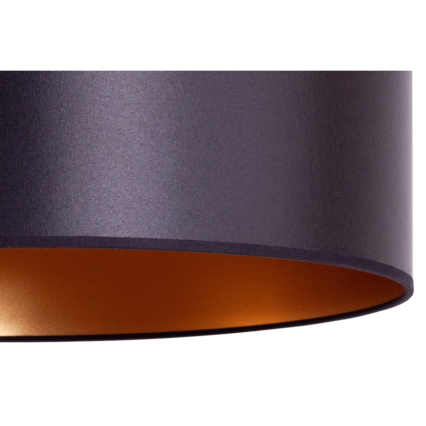 Duolla - Пендел CANNES 1xE27/15W/230V Ø 50 см черен/мед