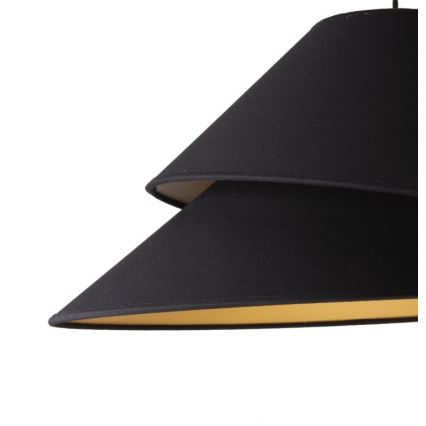 Duolla - Пендел COCO 1xE27/40W/230V Ø 50 см черен