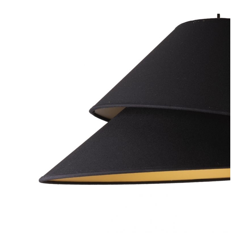 Duolla - Пендел COCO 1xE27/40W/230V Ø 50 см черен