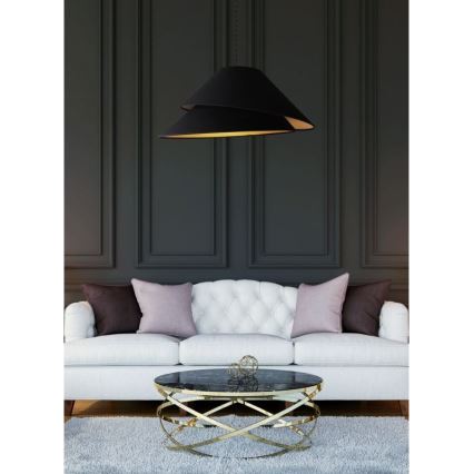 Duolla - Пендел COCO 1xE27/40W/230V Ø 50 см черен