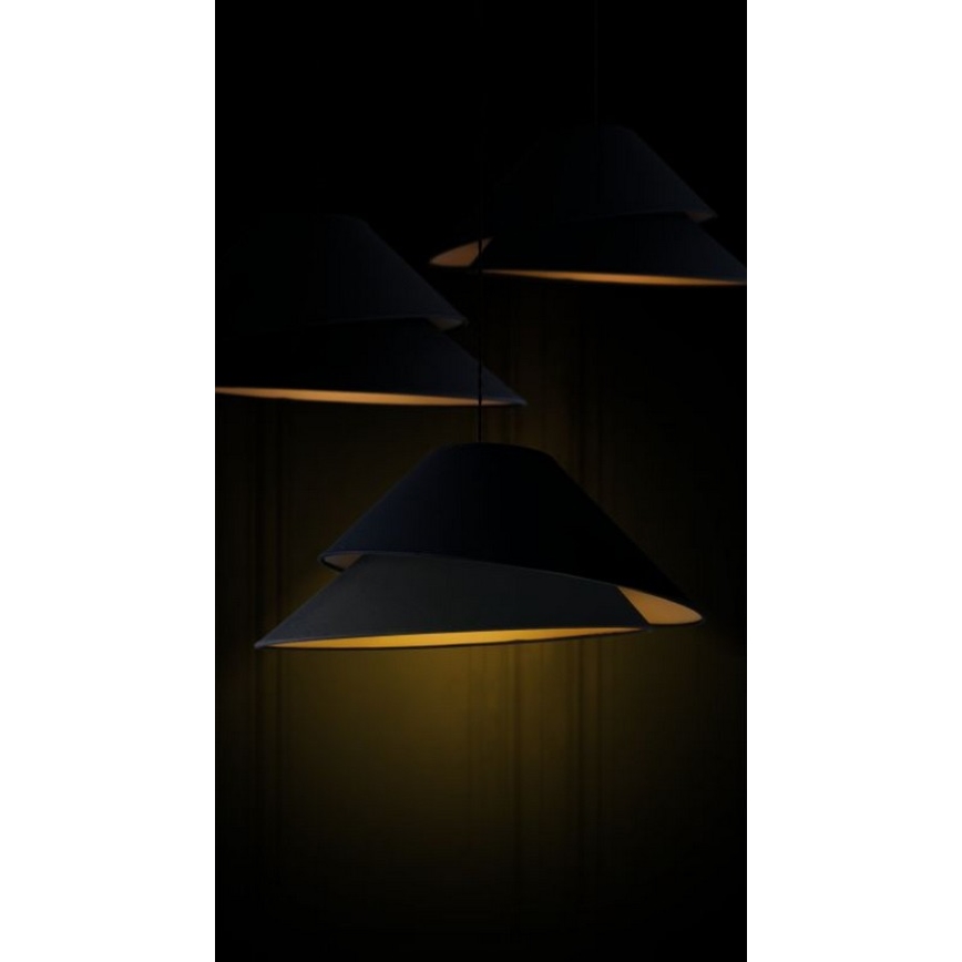 Duolla - Пендел COCO 1xE27/40W/230V Ø 50 см черен