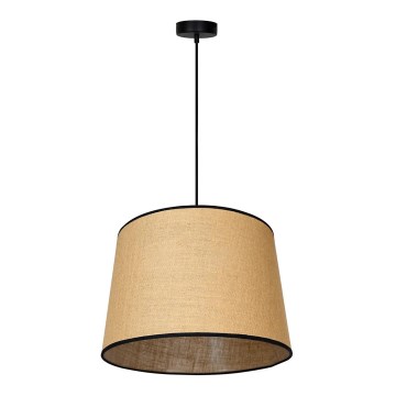 Duolla - Пендел CONE 1xE27/15W/230V Ø 40 см  кафяв/черен