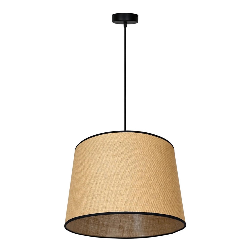 Duolla - Пендел CONE 1xE27/15W/230V Ø 40 см  кафяв/черен
