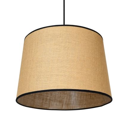 Duolla - Пендел CONE 1xE27/15W/230V Ø 40 см  кафяв/черен