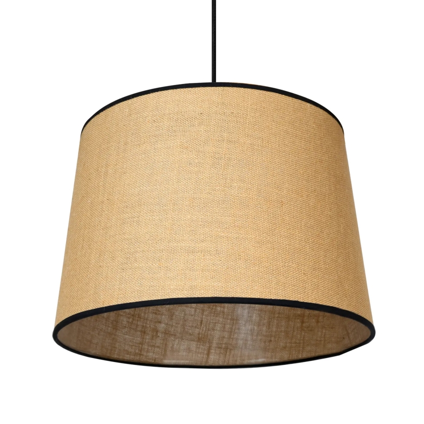 Duolla - Пендел CONE 1xE27/15W/230V Ø 40 см  кафяв/черен
