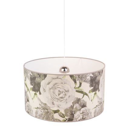 Duolla - Пендел CONSTANCE 1xE27/40W/230V Ø 45 см сив