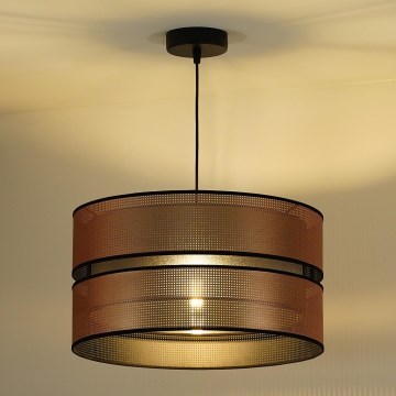 Duolla - Пендел COPPER SHINY 1xE27/15W/230V Ø 40 см меден/черен