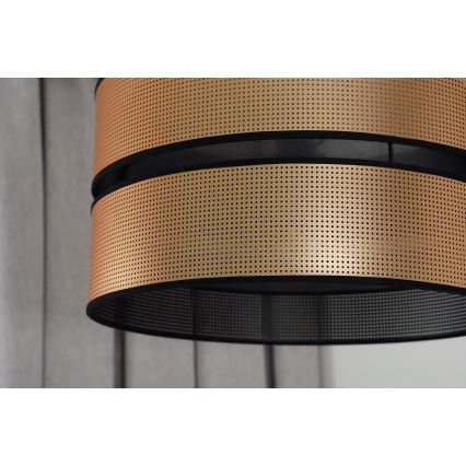 Duolla - Пендел COPPER SHINY 1xE27/15W/230V Ø 40 см меден/черен