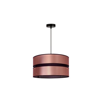 Duolla - Пендел COPPER SHINY 1xE27/15W/230V Ø 40 см меден/черен