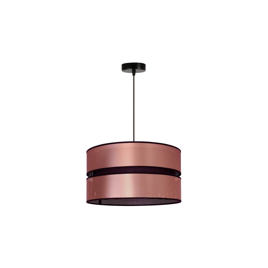 Duolla - Пендел COPPER SHINY 1xE27/15W/230V Ø 40 см меден/черен