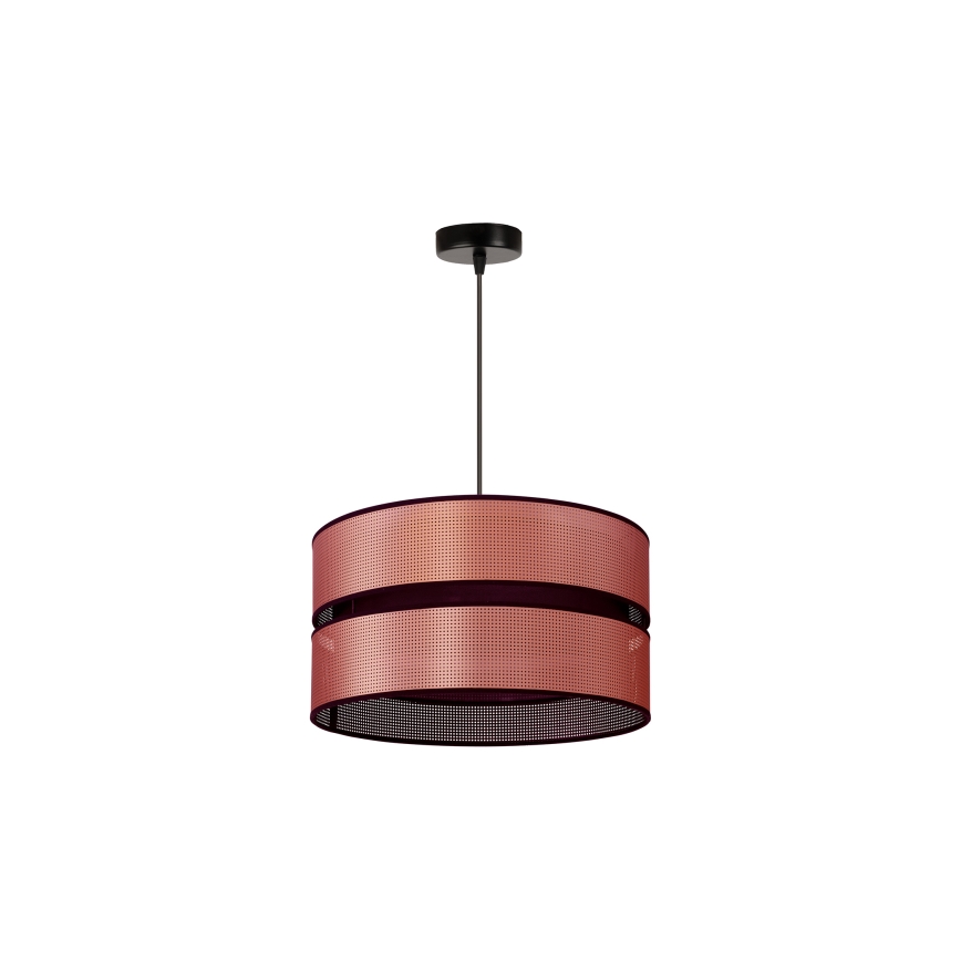 Duolla - Пендел COPPER SHINY 1xE27/15W/230V Ø 40 см меден/черен