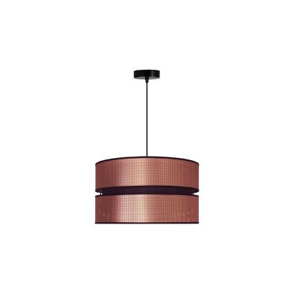 Duolla - Пендел COPPER SHINY 1xE27/15W/230V Ø 40 см меден/черен